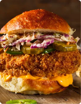 <strong>Fried Chicken Burger</strong>